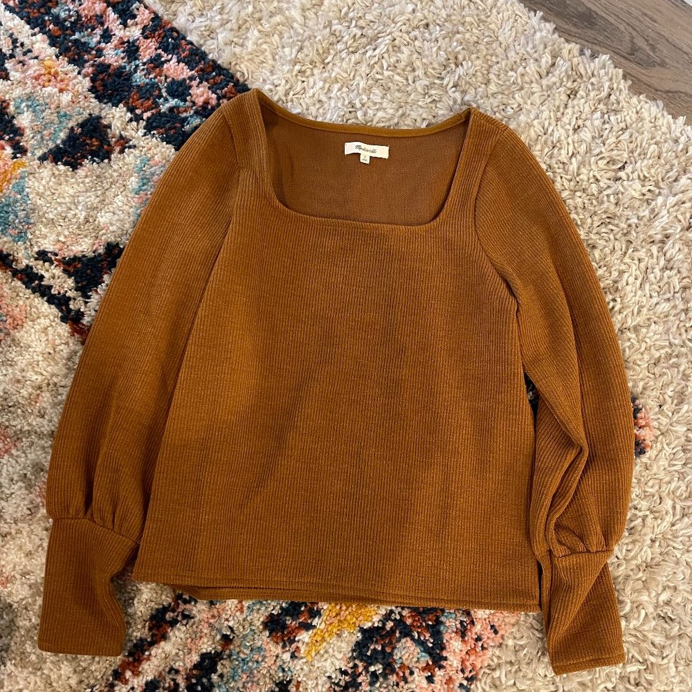 Burnt Orange Longsleeve Top